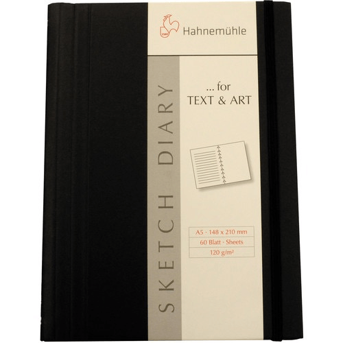 Shop Hahnemühle Sketch Diary (A5 Size, Black, 60 Sheets) by Hahnemuhle at B&C Camera