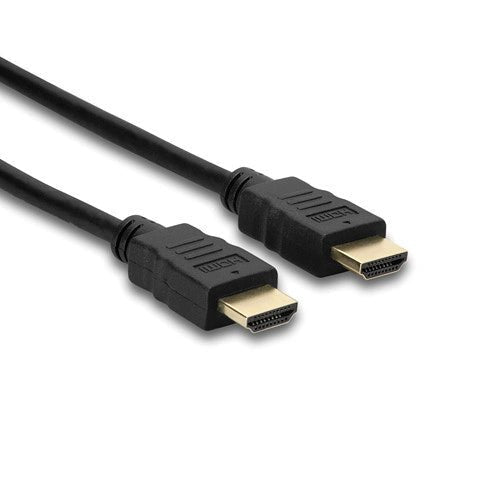 Hosa High Speed HDMI Cable with Ethernet, HDMI to HDMI, 3’ - B&C Camera