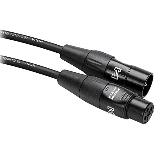 Hosa Technology HMIC-015 Pro Microphone Cable 3-Pin XLR Female to 3-Pin XLR Male (15’) - B&C Camera