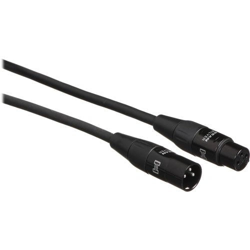 Hosa Technology Pro REAN XLR Male to XLR Female Microphone Cable (10’, Black) - B&C Camera