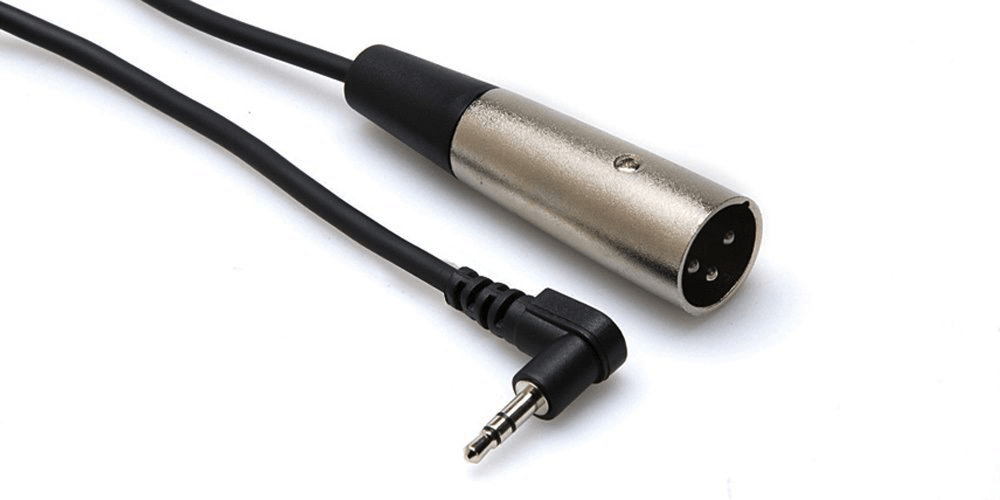 Shop Hosa Technology Stereo 3.5mm Mini Angled Male to XLR Male Cable - 5' by HOSA TECH at B&C Camera