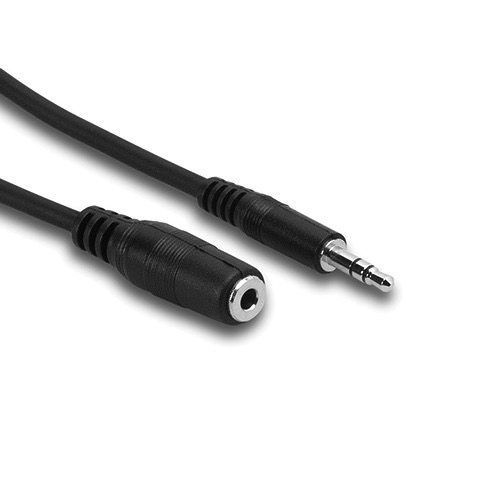 Shop Hosa Technology Stereo Mini Angled Male to Stereo 1/4" Female Headphone Extension Cable - 6" by HOSA TECH at B&C Camera