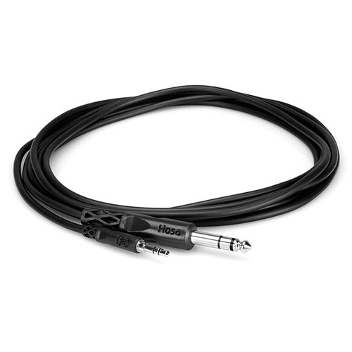Shop Hosa Technology Stereo Mini Male to Stereo 1/4" Male Cable - 10' by HOSA TECH at B&C Camera