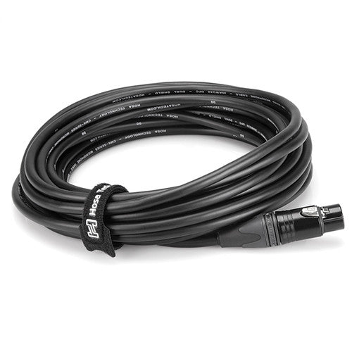 Hosa Technology WTI-508 Hook & Loop Cable Ties 0.5x8” (Black,50-Pack) - B&C Camera