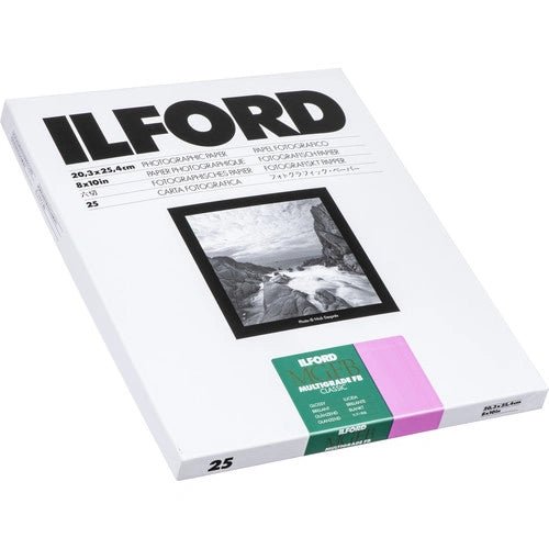 Ilford Multigrade FB Classic Paper (Glossy, 8x10”, 25 Sheets) - B&C Camera