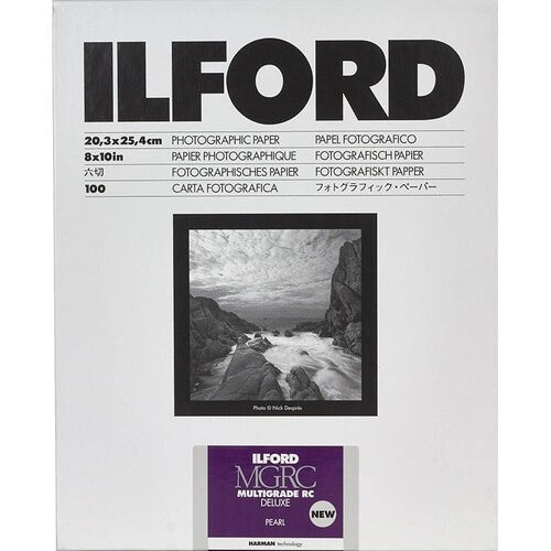 Ilford MULTIGRADE RC Deluxe Paper (Pearl, 8x10”, 100 Sheets) - B&C Camera