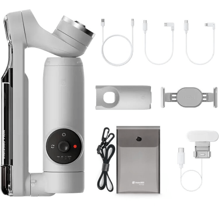Insta360 Flow Smartphone Gimbal Stabilizer Creator Kit (Gray) - B&C Camera
