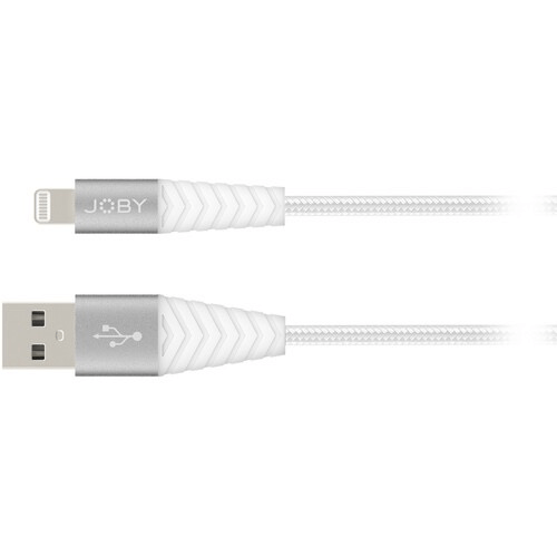 Shop JOBY Charge & Sync Lightning Cable (3.9', White) by Joby at B&C Camera