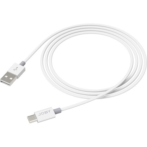 Shop JOBY Charge & Sync USB Type-A to USB Type-C Cable (3.9', White) by Joby at B&C Camera