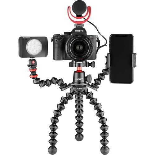 Joby GorillaPod 3K PRO Rig (Black/Charcoal/Red) - B&C Camera