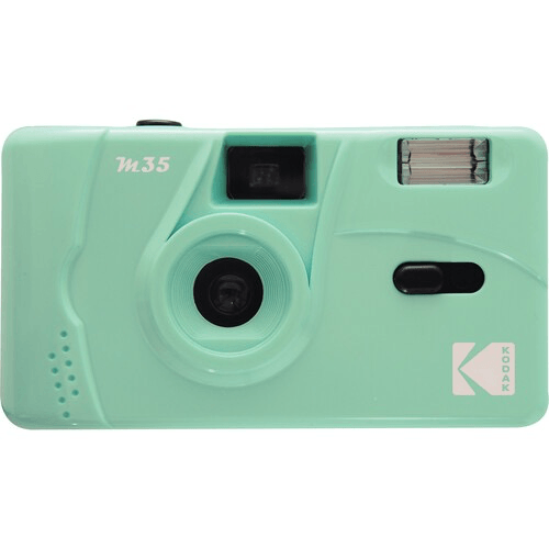 Shop Kodak M35 35mm Film Camera with Flash (Mint Green) by Kodak at B&C Camera