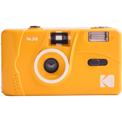 Shop Kodak M38 Yellow Film Camera with Flash by Kodak at B&C Camera