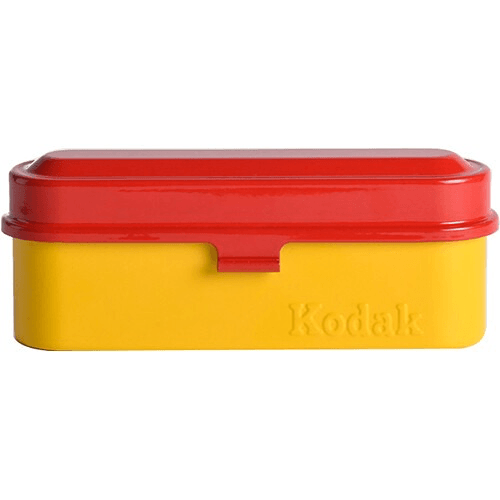 Shop Kodak Steel 135mm Film Case (Red Lid/Yellow Body) by Kodak at B&C Camera