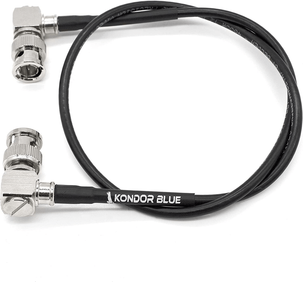 Shop Kondor Blue 12G-SDI Cable for 4K60 Camera Monitors and Transmitters (Straight, 22") by KONDOR BLUE at B&C Camera