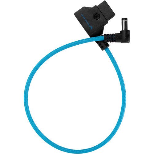 Kondor Blue 15” D-Tap to DC Right Angle Straight Cable (5/5 x 2/5mm, Black) - B&C Camera