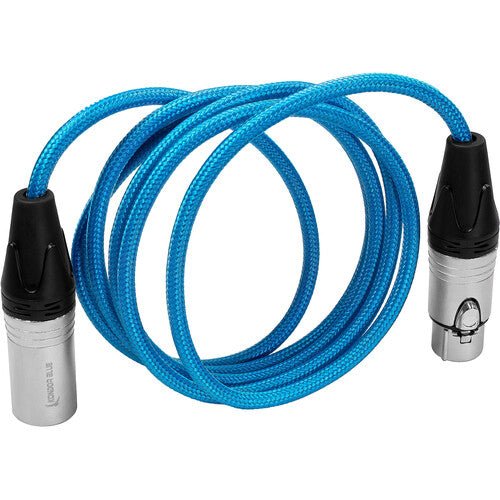 Kondor Blue 3-Pin XLR Male to 3-Pin XLR Female Audio Cable (5’) - B&C Camera