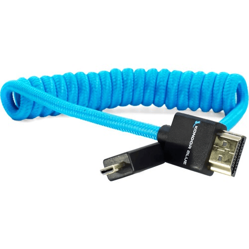 Shop Kondor Blue Coiled Micro-HDMI to HDMI Cable (12 to 24") by KONDOR BLUE at B&C Camera