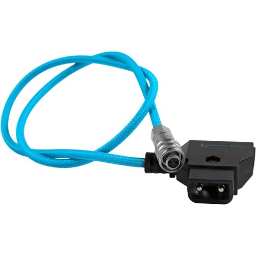 Shop Kondor Blue D-Tap to 2-Pin Power Cable for BMPCC 6K/4K (Blue, 20") by KONDOR BLUE at B&C Camera