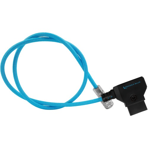 Shop Kondor Blue D-Tap to 2-Pin Power Cable for BMPCC 6K/4K (Blue, 20") by KONDOR BLUE at B&C Camera