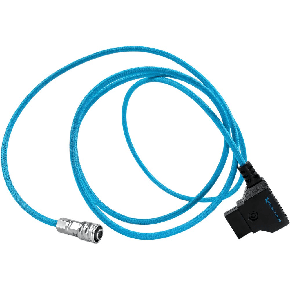 Shop Kondor Blue D-Tap to 2-Pin Power Cable for BMPCC 6K/4K (Blue, 48") by KONDOR BLUE at B&C Camera