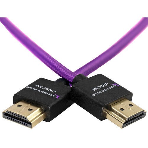 Kondor Blue High-Speed HDMI Cable (Purple, 18") - B&C Camera