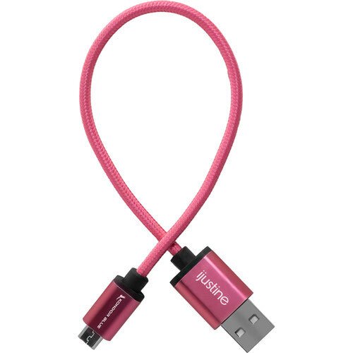 Kondor Blue iJustine Micro-USB to USB-A Charge and Sync Cable (10", Pink) - B&C Camera