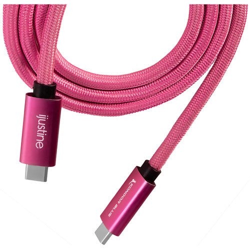 Kondor Blue iJustine Thunderbolt 4 Male Cable (3', Pink) - B&C Camera