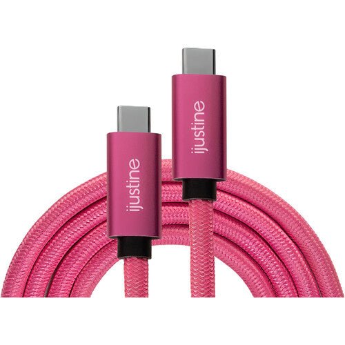 Kondor Blue iJustine Thunderbolt 4 Male Cable (3', Pink) - B&C Camera