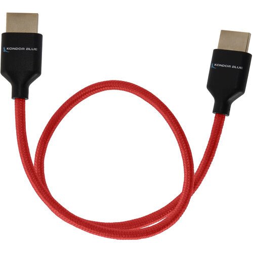 Kondor Blue Ultra Hight-Speed HDMI Cable (17”, Red) - B&C Camera