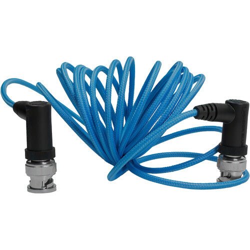 Kondor Blue Ultra-Thin 6G-SDI Right-Angle BNC Cable (10’) - B&C Camera