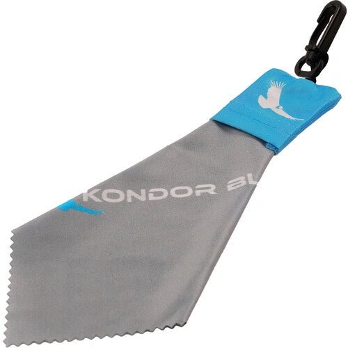 Kondor Bluw Microfiber Lens Wipe Cloth with Pouch and Clip - B&C Camera