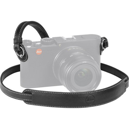 Shop Leica Leather Carrying Strap (Black) by Leica at B&C Camera