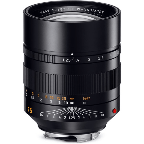 Shop Leica NOCTILUX-M 75 MM F/1.25 ASPH by Leica at B&C Camera
