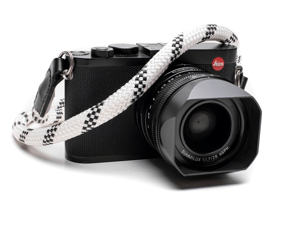 Shop Leica Rope Strap, white and black, 126 cm by Leica at B&C Camera