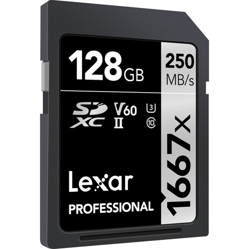 Shop Lexar 128GB Professional 1667x UHS-II SDXC Memory Card (2-Pack) by Lexar at B&C Camera