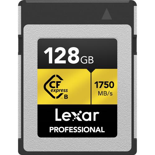 Lexar 128gb Professional CFexpress Type B Card GOLD Series - B&C Camera