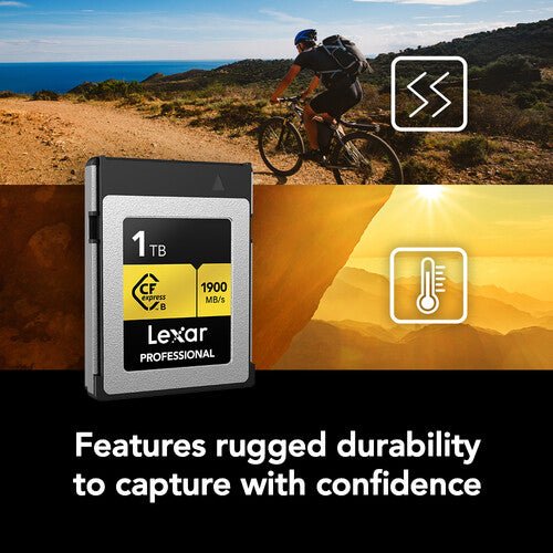 Lexar 1TB Professional CFexpress Type B Card GOLD Series - B&C Camera