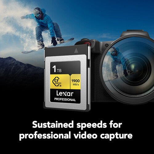 Lexar 1TB Professional CFexpress Type B Card GOLD Series - B&C Camera