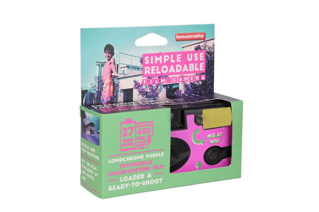 Shop Lomography LomoChrome Purple 2019 Simple Use Film Camera by lomography at B&C Camera