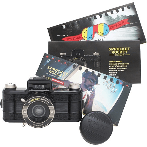Shop Lomography Sprocket Rocket Panoramic 35 mm Film Camera by lomography at B&C Camera