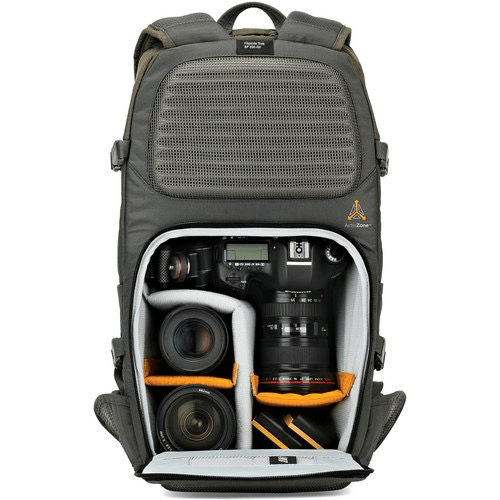 Shop Lowepro Flipside Trek BP 350 AW Backpack (Gray/Dark Green) by Lowepro at B&C Camera