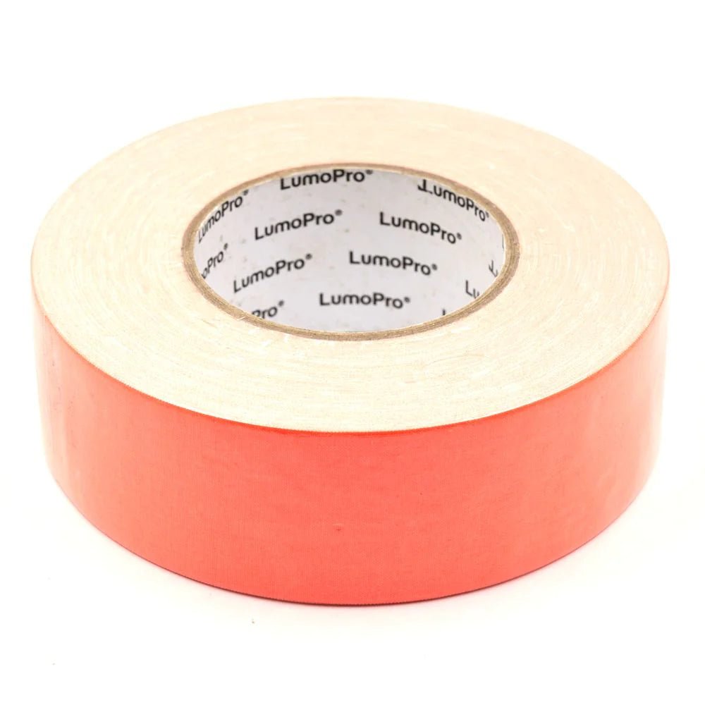 Lumopro Fluorescent Orange 1” X 33’ Gaffer Tape - B&C Camera