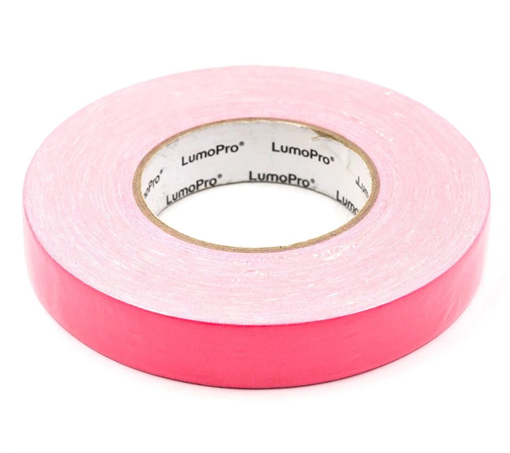 Lumopro Fluorescent Pink 1” X 55yd Gaffer Tape - B&C Camera