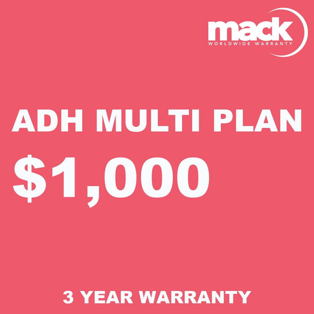Shop MACK 3 Year ADH Multi Plan Warranty - Under $1,000 by Mack Worlwide Warranty at B&C Camera