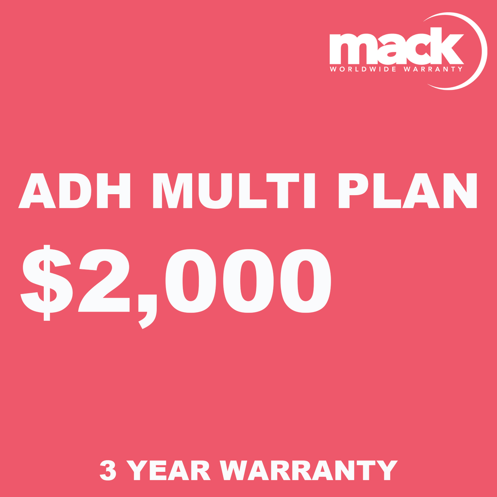 Shop MACK 3 Year ADH Multi Plan Warranty - Under $2,000 by Mack Worlwide Warranty at B&C Camera