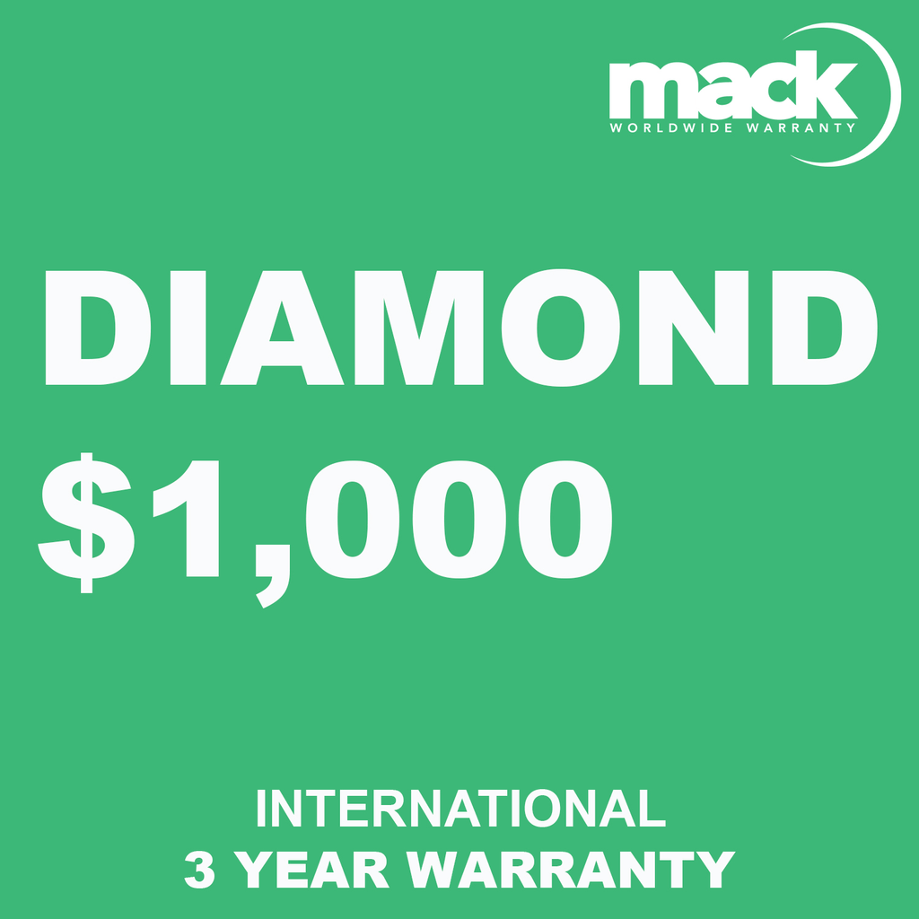 Shop MACK 3 Year Diamond Warranty - Under $1,000 (INTERNATIONAL) by Mack Worlwide Warranty at B&C Camera