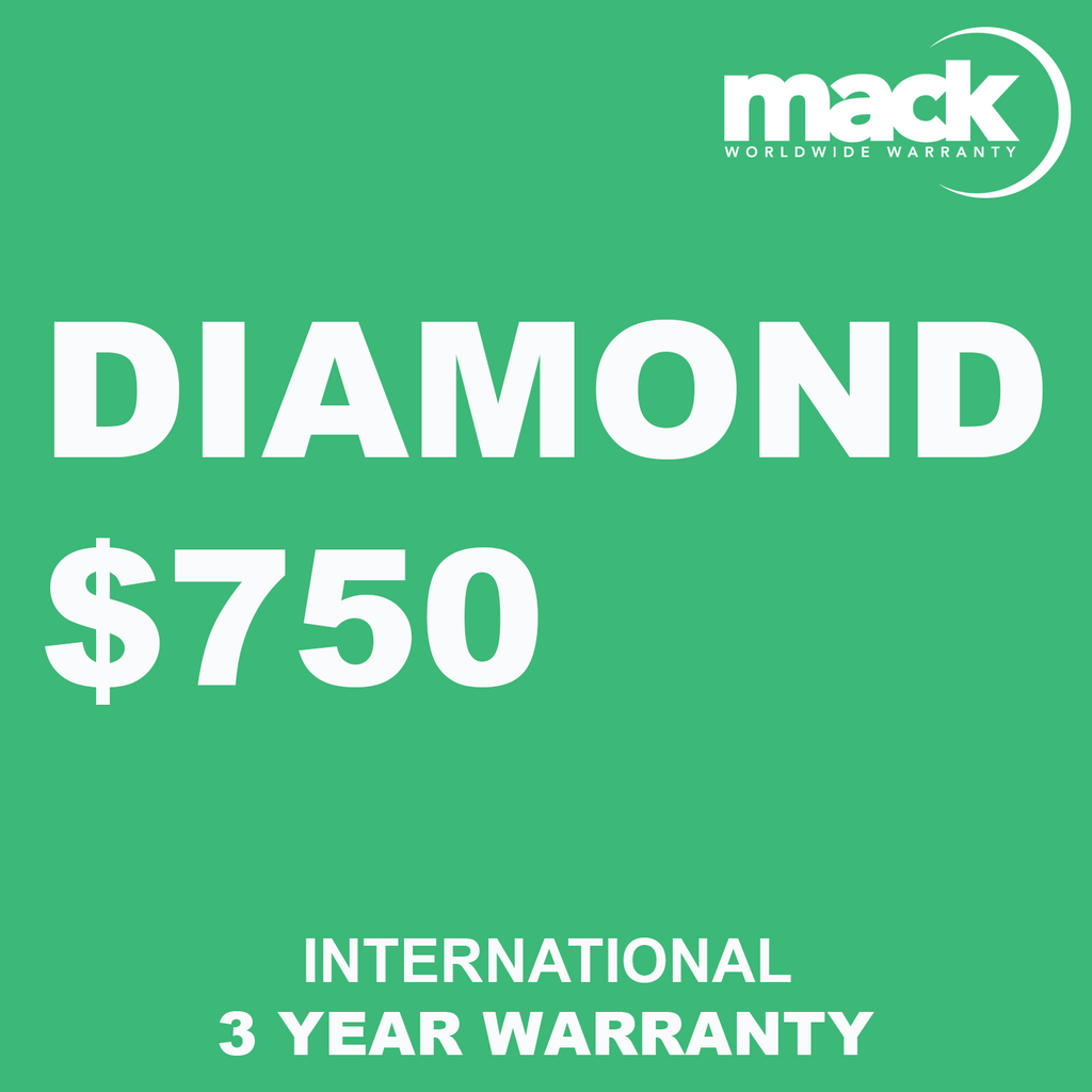 Shop MACK 3 Year Diamond Warranty - Under $750 (INTERNATIONAL) by Mack Worlwide Warranty at B&C Camera