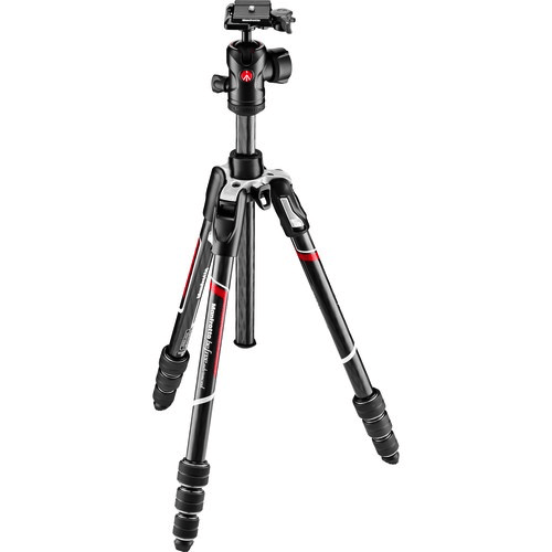 Shop Manfrotto Befree Advanced Carbon Fiber Travel Tripod with 494 Ball Head (Twist Locks, Black) by Manfrotto at B&C Camera