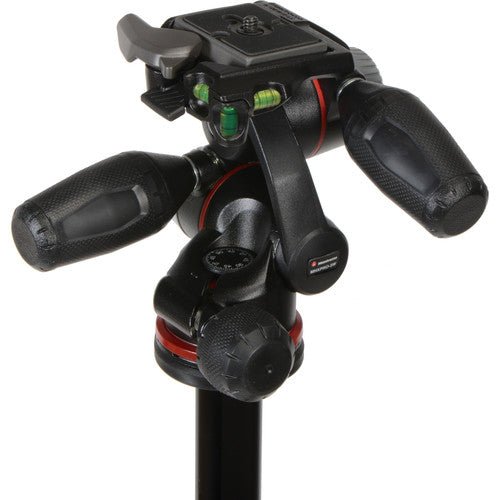 Manfrotto MK190XPRO3-3W Aluminum Tripod with 3-Way Pan/Tilt Head - B&C Camera