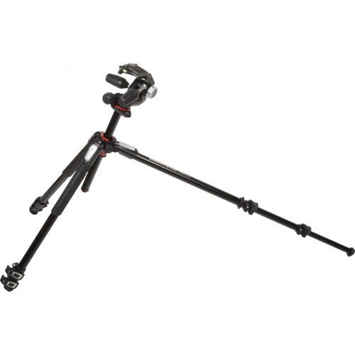 Manfrotto MK190XPRO3-3W Aluminum Tripod with 3-Way Pan/Tilt Head - B&C Camera